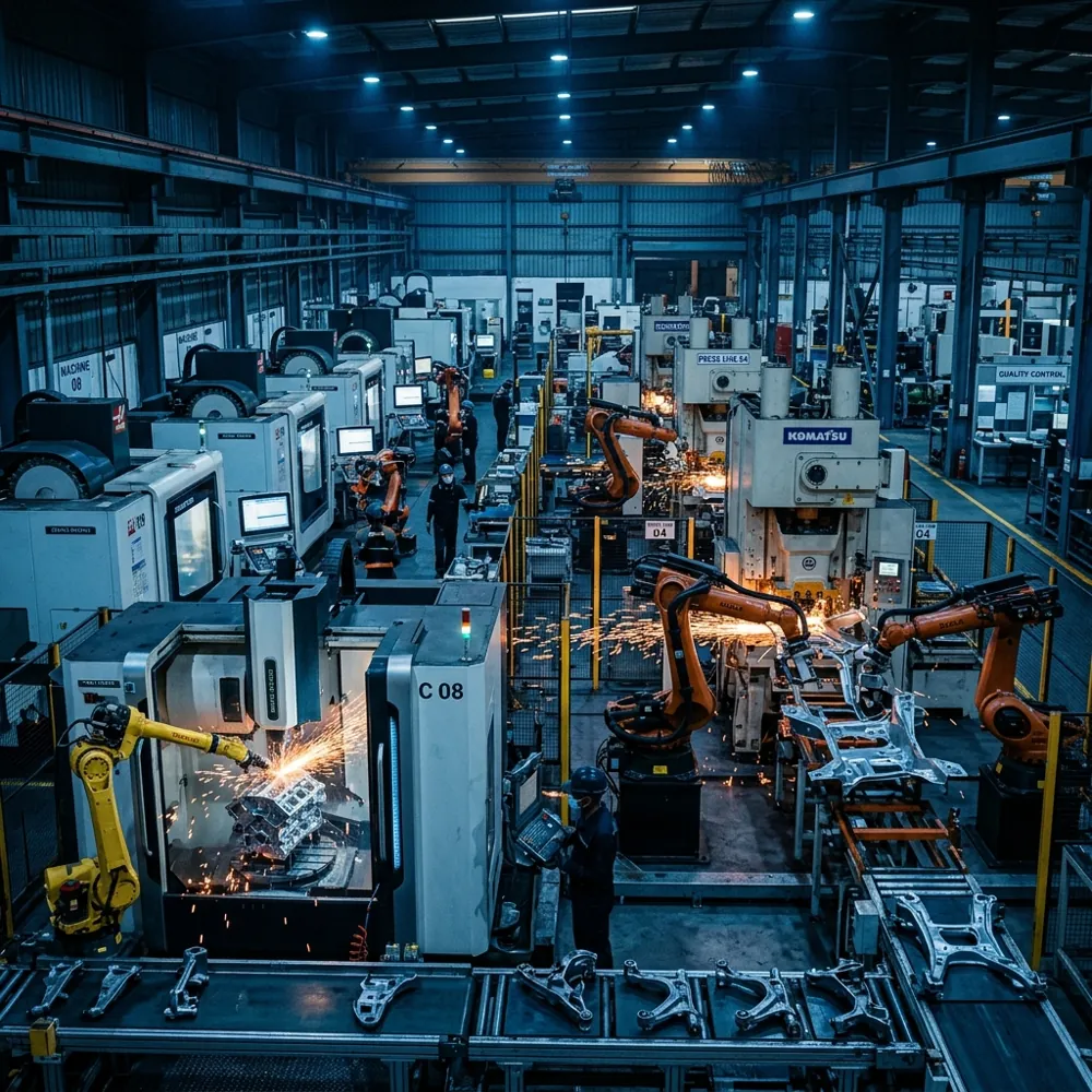Hassas Talaşlı İmalat ve Sac Şekillendirme Fabrikası